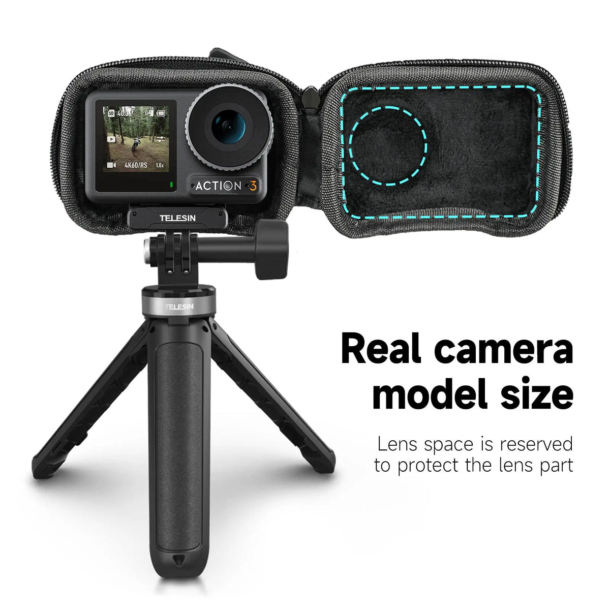 Portable Zipper Camera Case