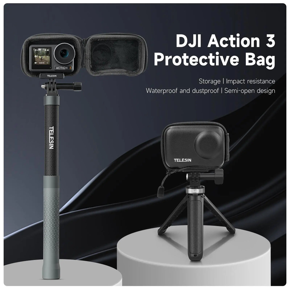 Portable Zipper Camera Case