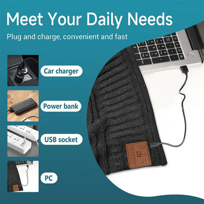 Bluetooth Beanie Hat with Microphone