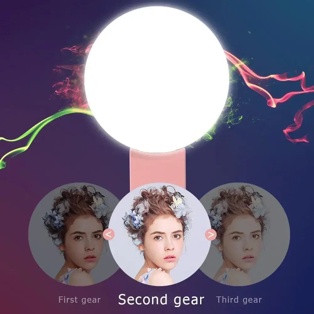 Phone LED Selfie Ring Light Portable Mini
