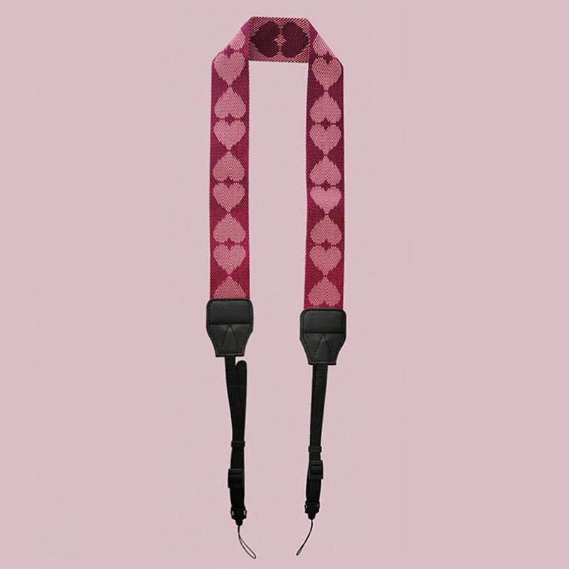 Heart Pattern Camera Shoulder Strap