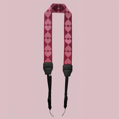 Heart Pattern Camera Shoulder Strap